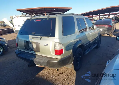 2000 Infiniti Qx4 from USA, damaged, VIN JNRAR07Y2YW084076